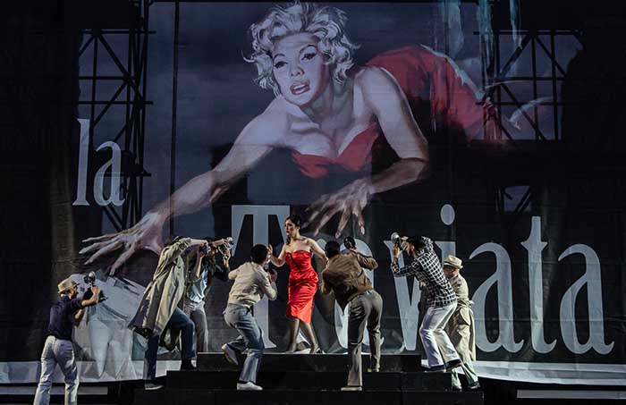 Roma, Caracalla. Dopo l’Aida inaugurale ancora Verdi con “La traviata” “Anni ’60”.
