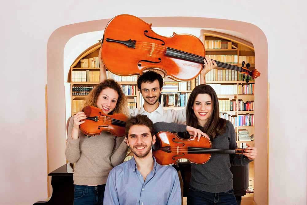 Quartetto Werther con Mozart e Schumann chiudono “Note in Biblioteca”.