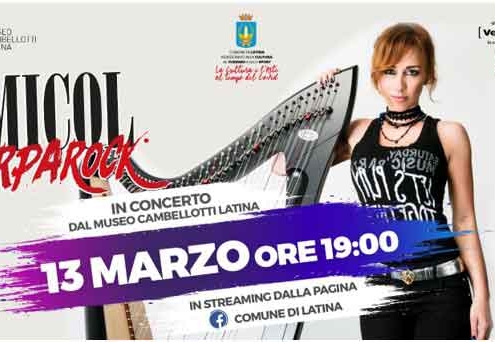 Micol Arpa Rock in concerto Museo Cambellotti Latina.