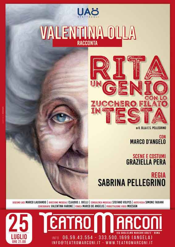 Teatro Marconi uno spettacolo su Rita Levi Montalcini.