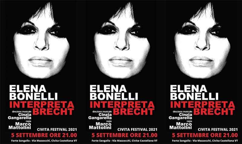 Elena Bonelli interpreta Brecht “Civita Festival 2021"