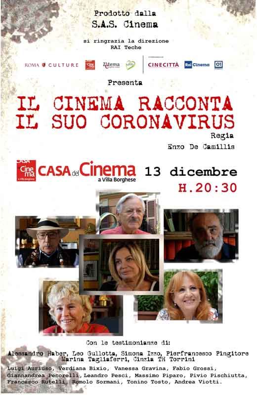 Enzo De Camillis “Il cinema racconta il suo coronavirus”.