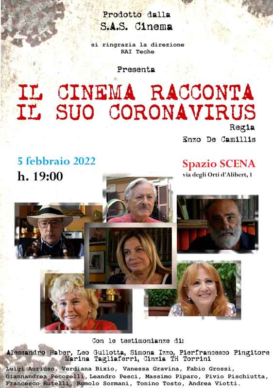 Enzo De Camillis “Il cinema racconta il suo coronavirus”.