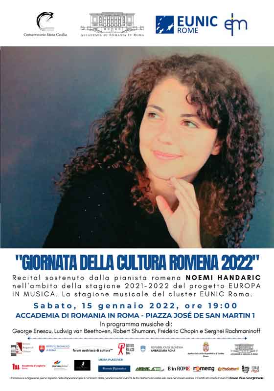 Naomi Handaric concerto Accademia di Romania in Roma.