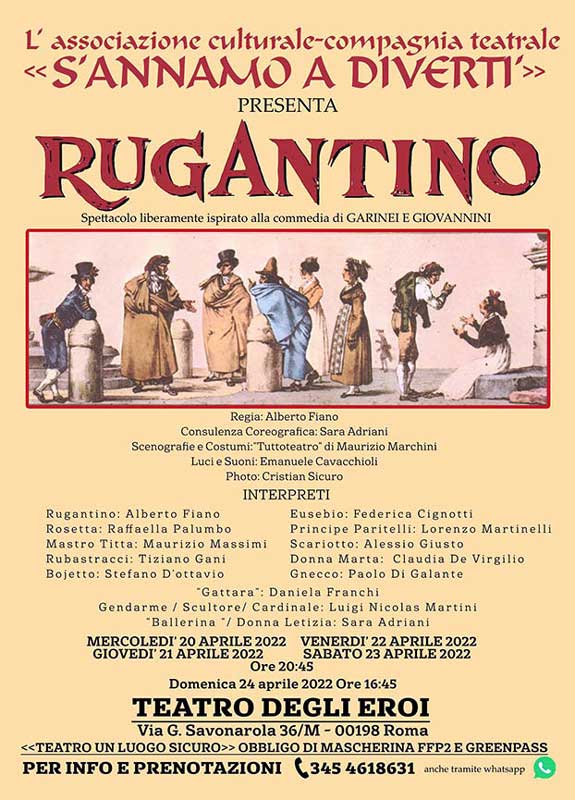 “Rugantino” al Teatro degli Eroi di Roma