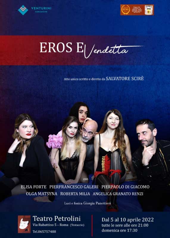 Teatro Petrolini in scena “Eros e vendetta”.