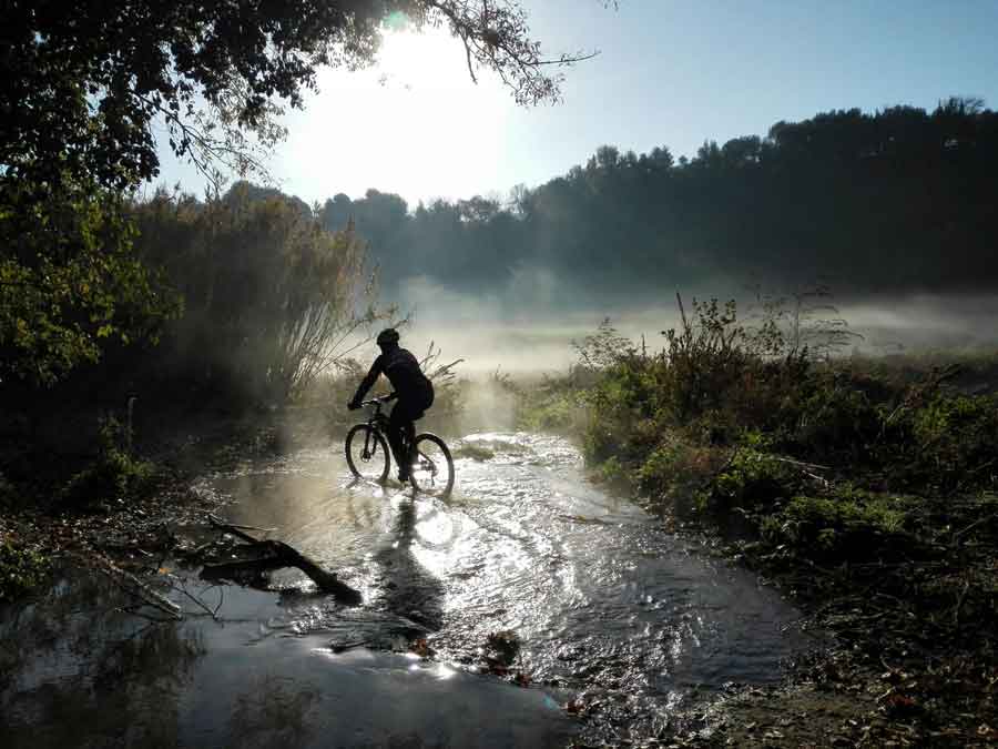 Mountain Bike “La via Francigena”.