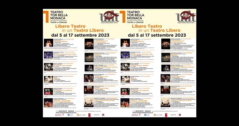 Teatro Tor Bella Monaca Rassegna UILT Lazio 2023.