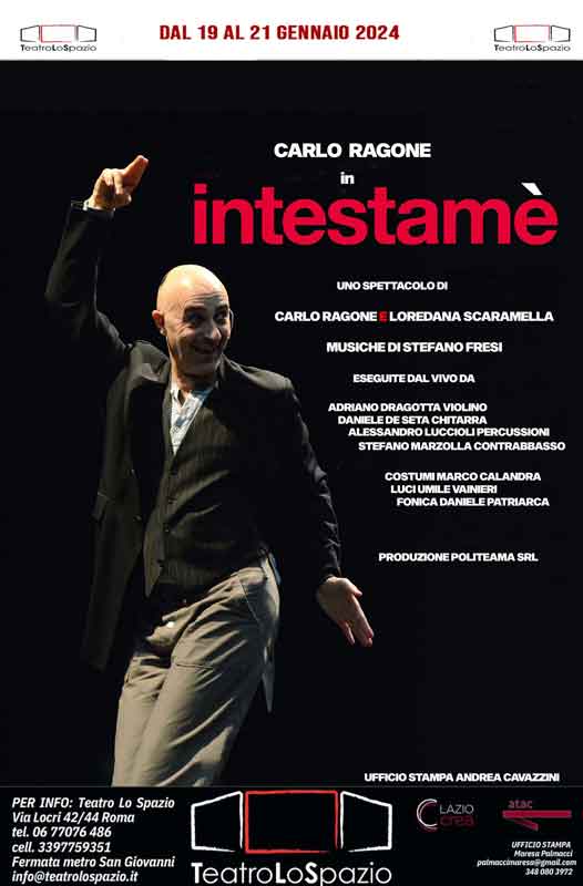 Teatro Lo Spazio “Intestamé”.
