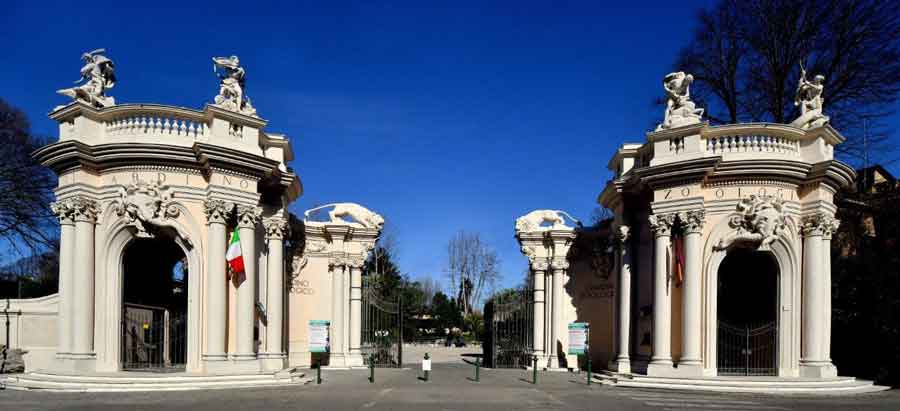 Bioparco di Roma restaurato il Portale Monumentale.