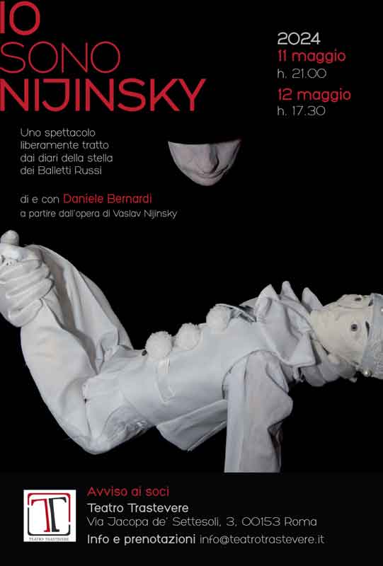 Teatro Trastevere “Io sono Nijinsky”.