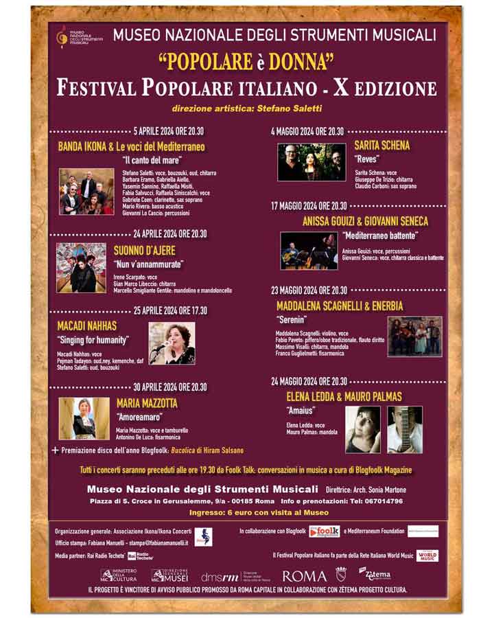 Festival Popolare Italiano “Popolare è Donna”.